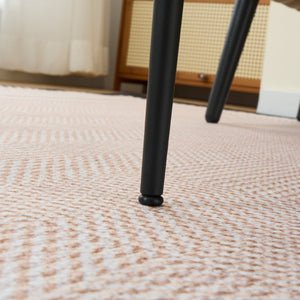 English Elm Rectangle Coffee Table – Modern Brown Tempered Glass With Sturdy Black Metal Legs For Living Rooms W241126036-GIGA