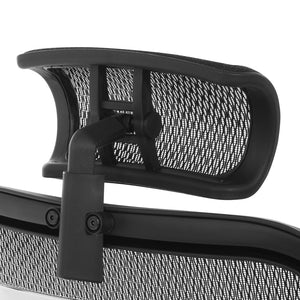 OSP Home Furnishings Optional Breathable Mesh Headrest for Space Seating 818 Ergonomic Neck Support Add-on HRX818