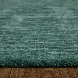 Feizy Rugs Luna Hand Woven Wool Area Rug - Stylish, Stain-resistant, Perfect For High Traffic Spaces & Decor Green,White Wool 5798049flgn000h50