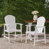 Christopher Knight Home® - Noble House - Malibu Outdoor Weather Resistant Acacia Wood Adirondack Dining Chairs (Set Of 2)