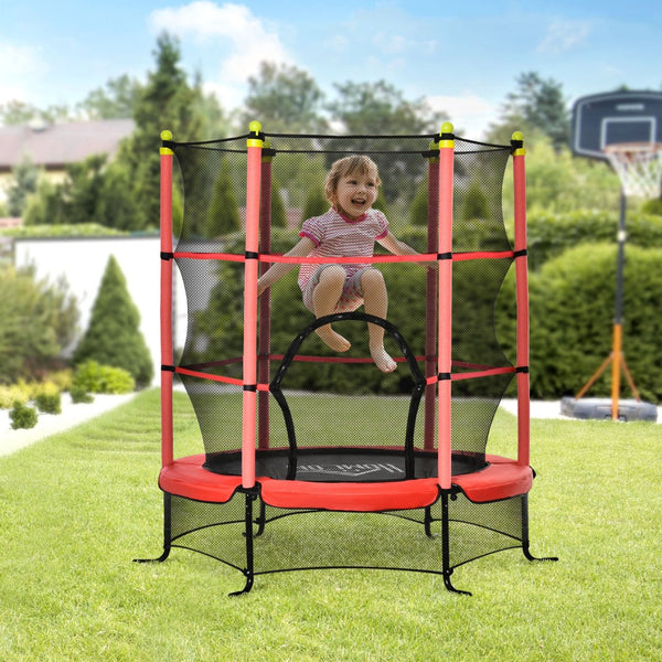 English Elm Soozier 5.3 Foot Kids Trampoline Bungee Spring Free Design Safe Indoor Bouncer W2225P229304