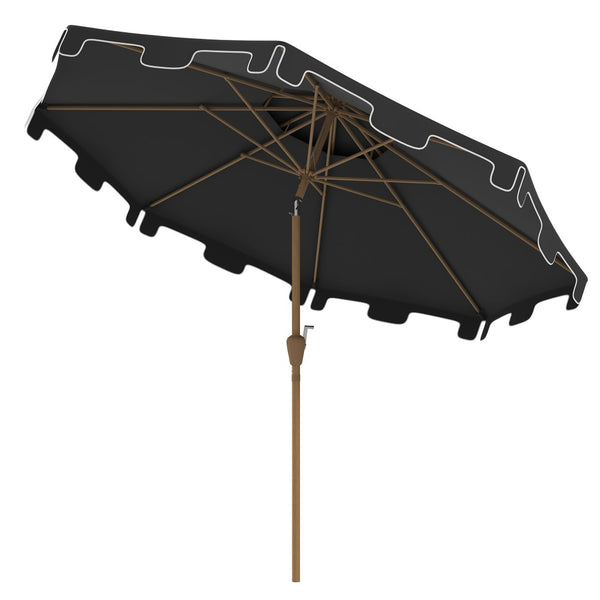 English Elm Outsunny 9' Patio Umbrella With Tilt Crank, Double-Top Vented Canopy For Ultimate Outdoor Comfort W2225P217593-GIGA