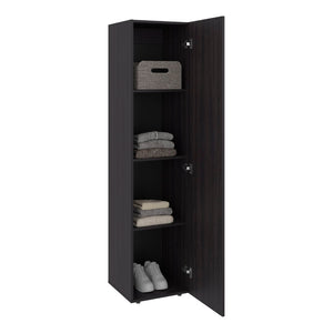 English Elm Home Freestanding Tall Linen Cabinet Four Shelves Slim Organizer for Bathroom Bedroom B070P487566