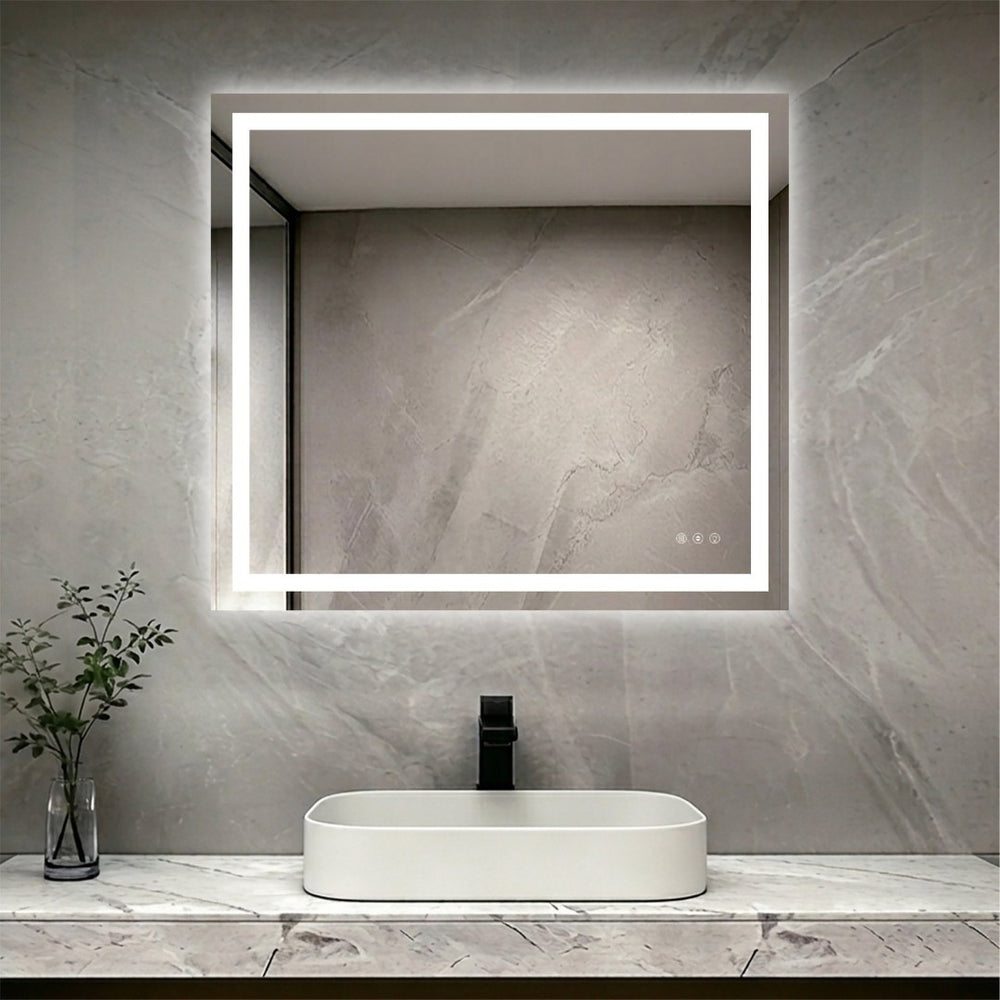 English Elm 40" Led Vanity Mirror Dual Front Back Lighting Anti-fog Dimmable Bathroom Wall Mount W1920P493149