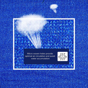 English Elm Outsunny 24' X 24' Uv-Blocking Sun Shade Sail Canopy For Patios, Decks, Gardens, And Pools, Blue W2225P174221-GIGA