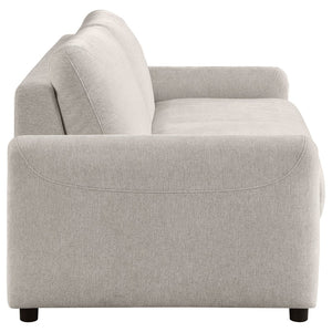 English Elm Welker Beige Polyester Queen Sleeper Sofa with Memory Foam and Slim Track Arms B062P451727