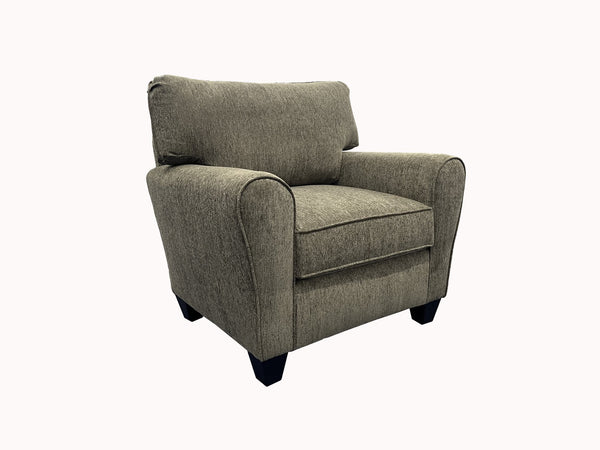 Porter Designs Reese Modern Upholstered Chair - Elegant Comfort For Your Contemporary Living Space Brown Fabric 01-207-03-2962