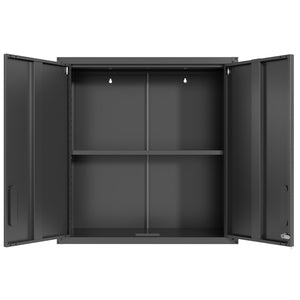 English Elm Heavy Duty Wall Mounted Steel Cabinet Locking Lift Door Garage Workshop Storage T2398P236613