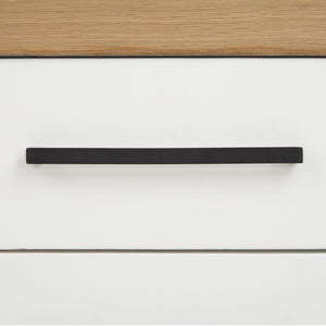 English Elm Steve Silver - Magnolia White Server with Lighted Cabinet, Soft-Close Doors, 4 Adjustable Glass Shelves, 63.9" B081P157034