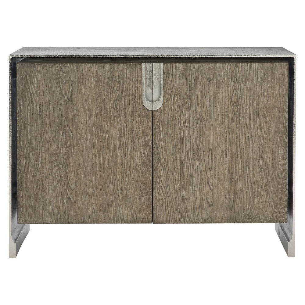 Bernhardt Bernhardt Ellis Door Chest In Tamarind White Oak With Nickel Cast-Aluminum Case, Soft-Close Storage 305113