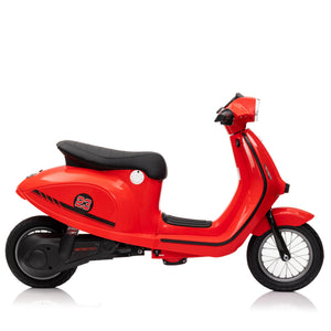 English Elm 24v Kids Electric Dirt Bike with Pneumatic Tires Suspension and Bluetooth for Ages 8-14 W1578P297812