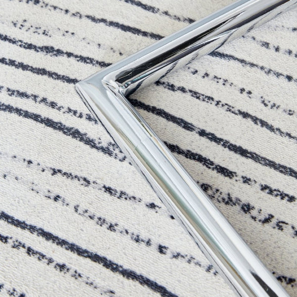 English Elm Table Modern Luxurious Glass Dining Set With 4 Stylish Black Pu Chairs And Silver Metal Legs W1151S04127-GIGA