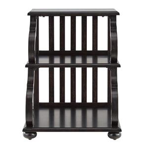 Homelegance By Top-Line Maude Scroll End Table Black Veneer