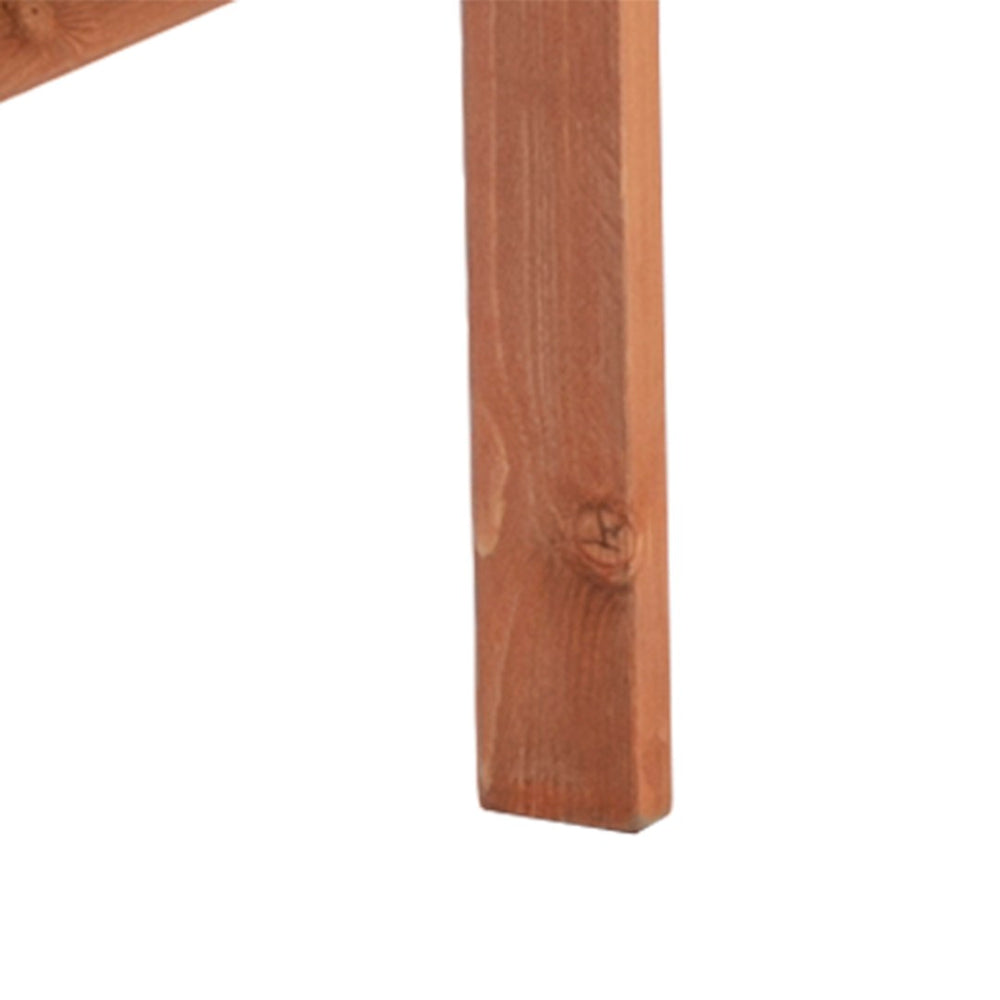 English Elm Outsunny Wooden Patio Bench With Center Table & Umbrella Hole – Stylish Outdoor Seating For Two W2225P217570-GIGA