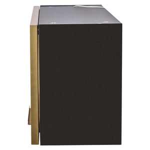 English Elm Large-capacity Wall Cabinet Matte Black Up-flip Door Spice Storage for Modern Kitchens W331P379953