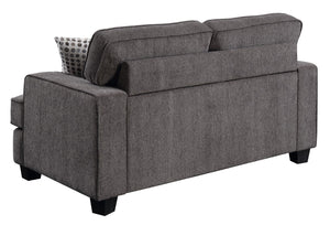 English Elm Wallace & Bay - Wallace & Bay  Andie Gray Loveseat