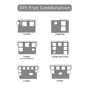 English Elm Modern 2-Seater Memory Foam Sectional Sofa - Pet-Friendly Corduroy Loveseat, No Assembly, Grey W3723P346961