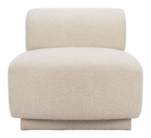 Zuo Modern Anese Accent Chair In Multigrain Beige - Modern Comfort, Durable Pine Frame, Versatile Style For Any Space Beige 100% Polyester,Pine Wood 110483-zuo-modern