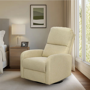 JLA Home INK+IVY - Power Dakota Recliner with Swivel, Glider & USB Charging — Power Recline, Storage Pocket, Plush Comfort Beige II103-0600
