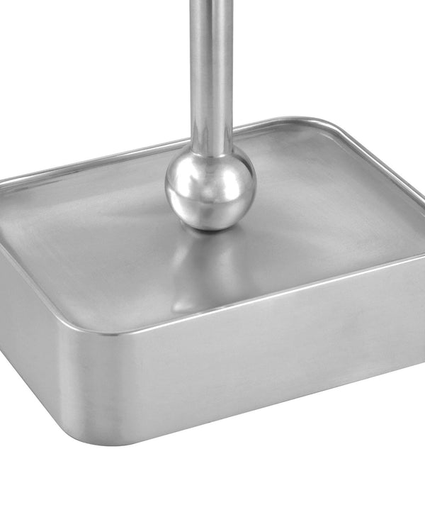 Currey & Company Gadabout Nickel Cordless Table Lamp - Sleek Rechargeable Design For Effortless Room Versatility Silver Metal 6700-0012-currey-company