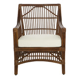 OSP Home Furnishings Maui Chair Cream/Brown