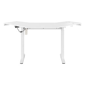 OSP Home Furnishings Stealth Sit-to-Stand Electric Heigh White
