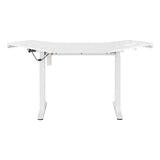 OSP Home Furnishings Stealth Sit-to-Stand Electric Heigh White