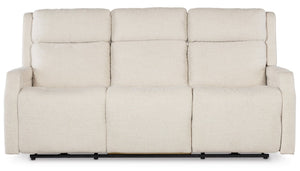 Hooker Furniture Nelson Zero Gravity Power Sofa With Usb‑C Charging, Adjustable Headrest & Lumbar, Wayfarer Frost Upholstery SS836-PHZL3-402