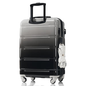 English Elm Luggage 3 Piece Hard Shell Set with Spinner Wheels Usb Port and Scratch Resistant Build N726P264892B
