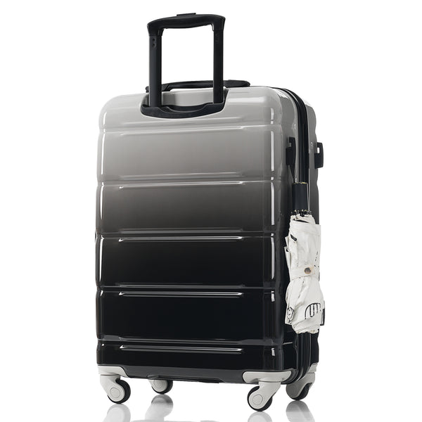 English Elm Luggage 3 Piece Hard Shell Set with Spinner Wheels Usb Port and Scratch Resistant Build N726P264892B