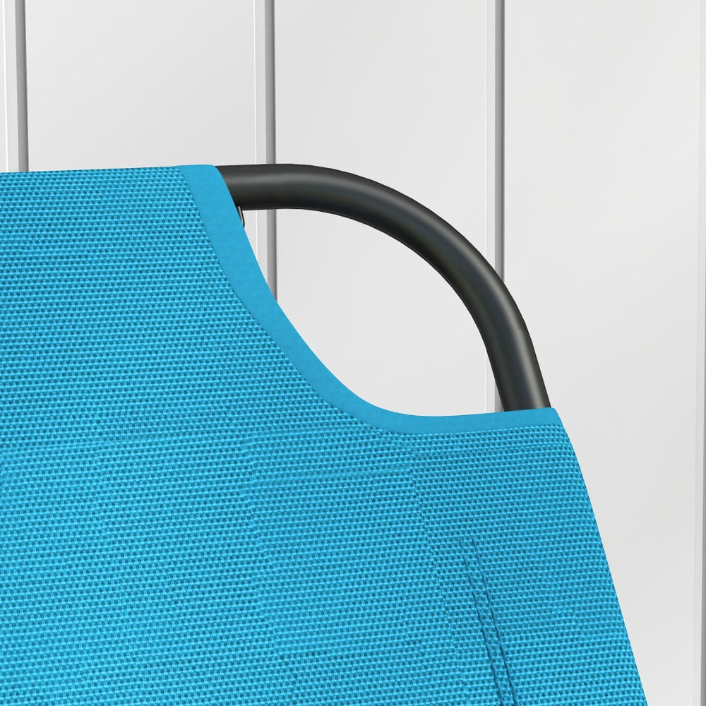 English Elm Outsunny Rocking Chair – Stylish Indoor/Outdoor Sling Fabric Rocker For Patios, Porches, & Gardens W2225P217090-GIGA