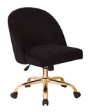 OSP Home Furnishings Layton Mid Back Office Chair Black