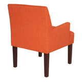 OSP Home Furnishings Main Street Guest Chair Tangerine