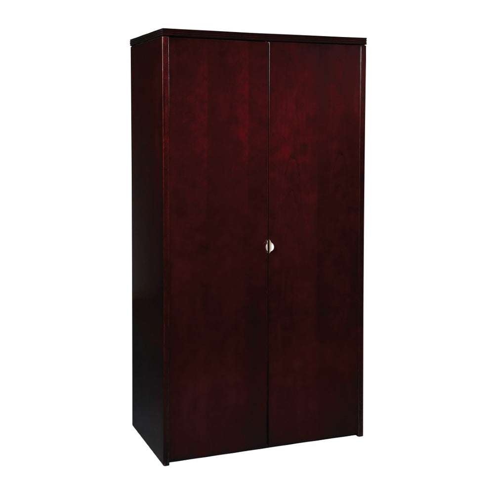 OSP Home Furnishings Kenwood Engineered Wood Wardrobe with Adjustable Shelving for Bedroom Closet Storage KEN-51-MAH