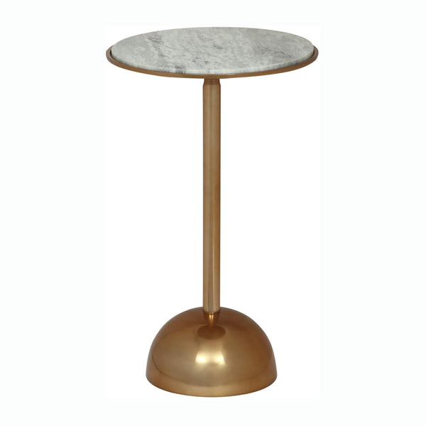 English Elm Christopher Knight Home® - Modern Aluminum Accent Table with Marble Top, Antique Brass Finish, Lightweight Rust-Resistant Glam Accent (18" x18") 67035.00