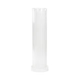 Fluted Acrylic Column Clear 385571 Chelsea House