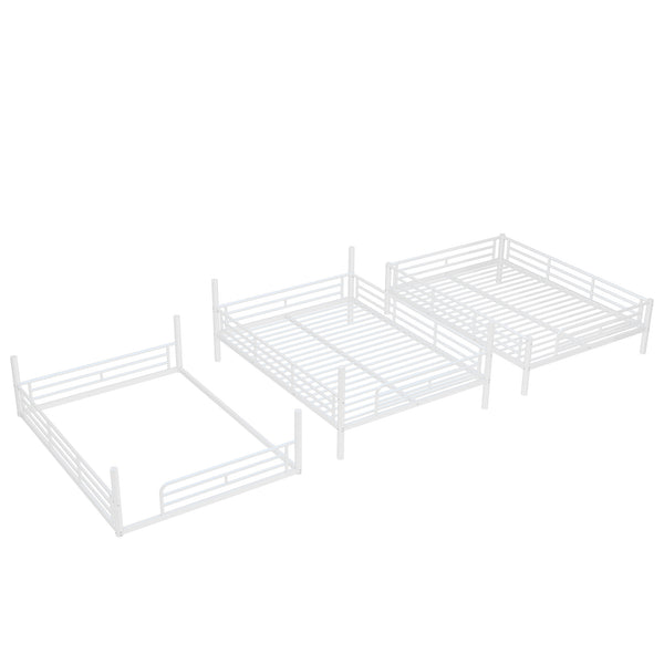 English Elm Twin Xl Solid Pine Loft Bed with Built-in Led Lighting and Storage Shelves Light White W1580S00583