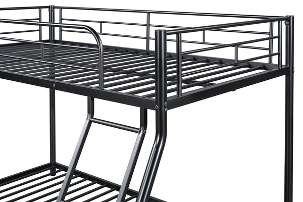 English Elm Twin Arch Slat Bunk Bed with Patented Insert & Lock Joint System — Sturdy Transitional Style, Space-Saving Design Black 14 L x 77 W x 8 H B2741P347852