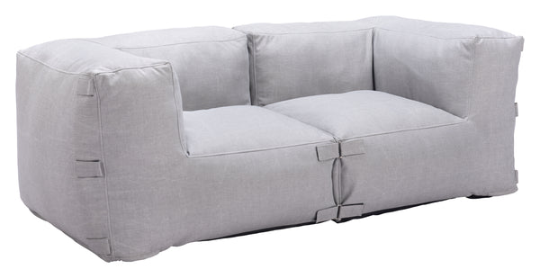 Luanda Corner Chair Gray 704002 Zuo Modern