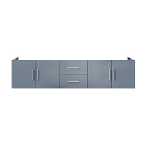 English Elm Dark Grey Double Bath Vanity 80in W x 22in D - Solid Wood Frame, Soft-Close Drawers, Ample Storage B2731P258524