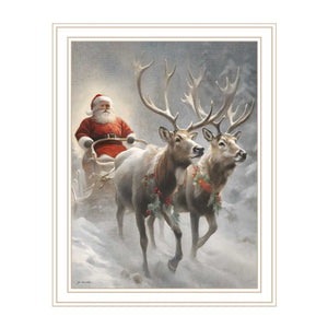 English Elm Trendy Decor 4u Holiday Framed Print Set White Wood Winter Living Room Wall Art B067P252307