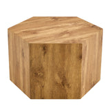 English Elm Modern Mdf Coffee Table, With Complex Texture Patterns, Style and Texture Coffee Table To Redefine Your Interior Decoration and Enhance Your Living Space, Stylish and Durable Design