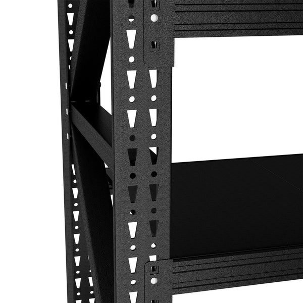 English Elm Heavy Gauge Steel Garage Shelving Unit 6000lb Capacity Adjustable Industrial Storage T2398S00003