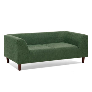 English Elm Pet Sofa with Linen Upholstery Rubberwood Frame Modern Dog Couch for Living Room W487P416732
