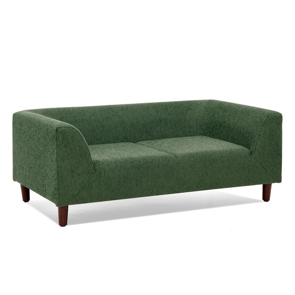 English Elm Pet Sofa with Linen Upholstery Rubberwood Frame Modern Dog Couch for Living Room W487P416732