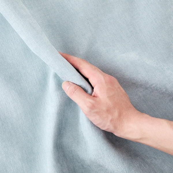 English Elm Three-Seater Sofa In Sky Blue Chenille - Ergonomic Design With Lumbar Pillow, Perfect For Any Space! W714S01206-GIGA