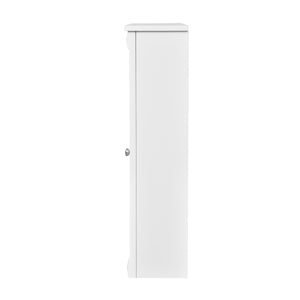 English Elm 32'' Bathroom Wall Cabinet Mirror — 32-inch Wall-Mounted Medicine Cabinet with Adjustable Shelves for Streamlined Bathroom Storage and Stylish Organization White N710P254922K
