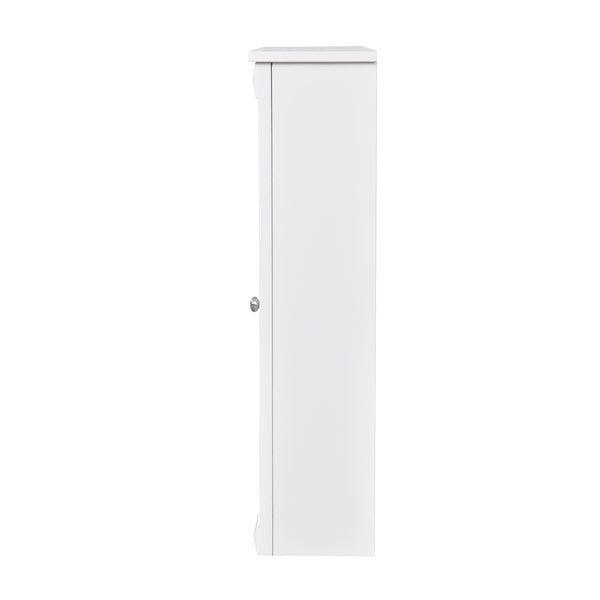 English Elm 32'' Bathroom Wall Cabinet Mirror — 32-inch Wall-Mounted Medicine Cabinet with Adjustable Shelves for Streamlined Bathroom Storage and Stylish Organization White N710P254922K