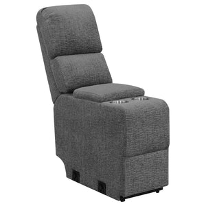 English Elm Divine Three Seat Reclining Home Theater Set with Memory Foam and Storage Consoles B062S01794