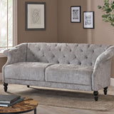 Christopher Knight Home® - Noble House - Morganton Contemporary Tufted 3 Seater Sofa